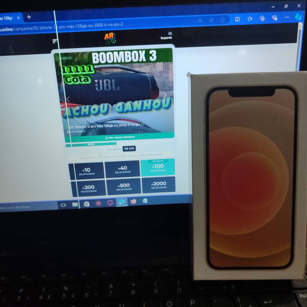 🕸️02° iPhone 12 pro Max 128gb  ou 3000 K no pix 💱